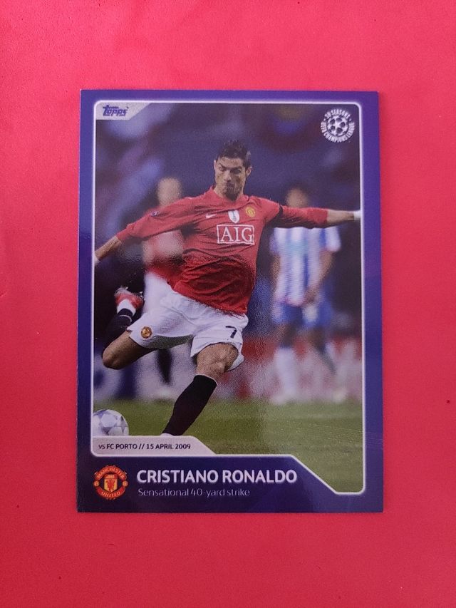 CRISTIANO RONALDO MANCHESTER TOPPS