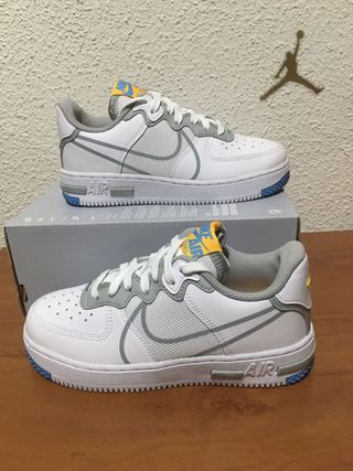Zapatillas Nike air forcé 1 react talla 36 de segunda mano por 130 EUR en  Alicante en WALLAPOP