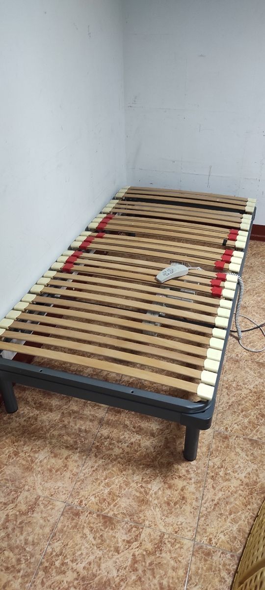 cama articulada eléctrica con colchón