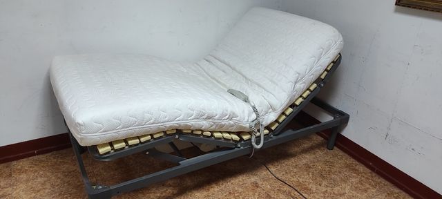 cama articulada eléctrica con colchón