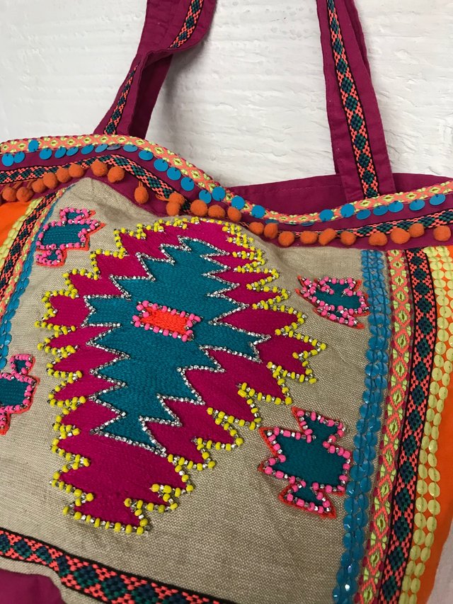 BOLSO BOHO IBIZA ABALARIOS