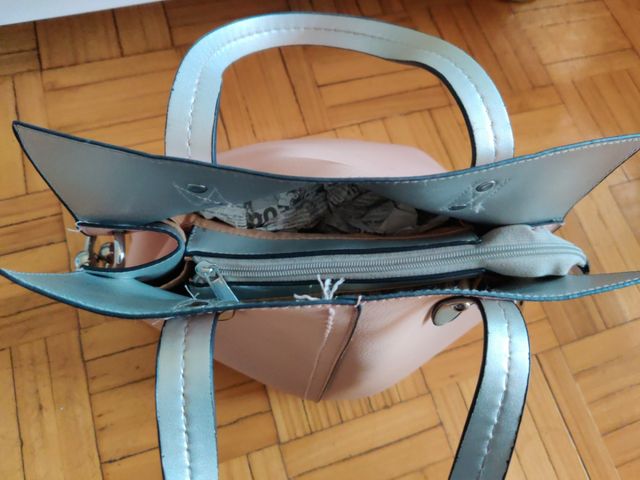 bolso nuevo de mano moderno con cremallera