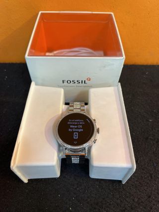 RELOJ CARDIO GPS FOSSIL DW7F1, COLOR PLATEADO CON CRISTALES CAJA Y CABLE DE  CARGA de segunda mano por 129,95 EUR en Madrid en WALLAPOP