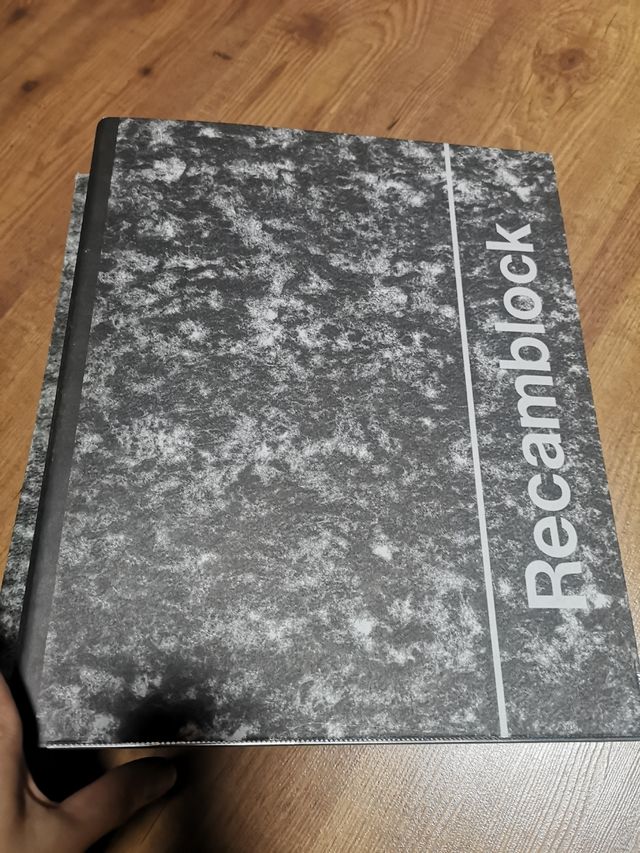 Carpetas Archivadoras A Z negras jazpeadas y gris