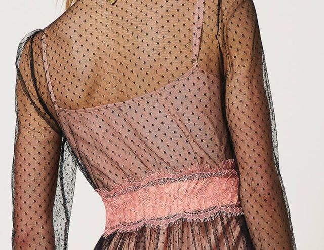 Vestido plumeti Twin Set Talla 40 italiana