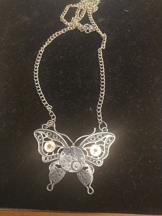 collana farfalla style steampunk