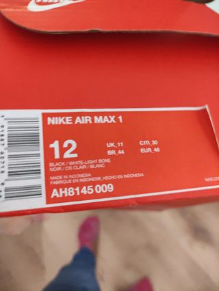 Nike Air Max 1 talla 46 de segunda mano por 44 EUR en Playa de Sant Joan en  WALLAPOP