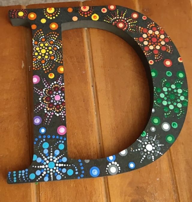 Regalos con puntillismo mandala