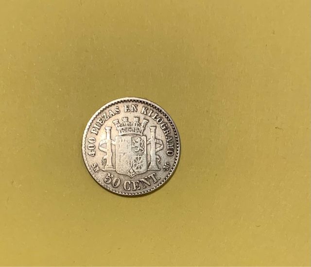 50 céntimos 1869