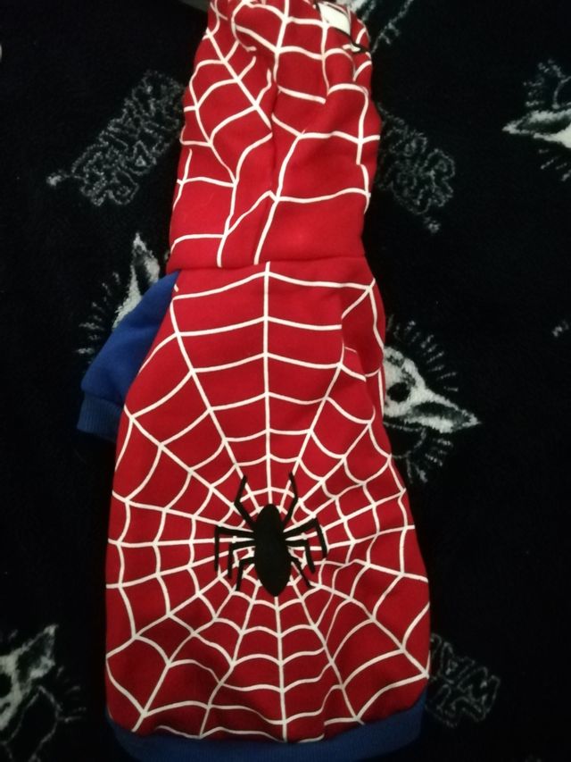 DISFRAZ SPIDERMAN PARA GATO O PERRITO PEQUEÑO