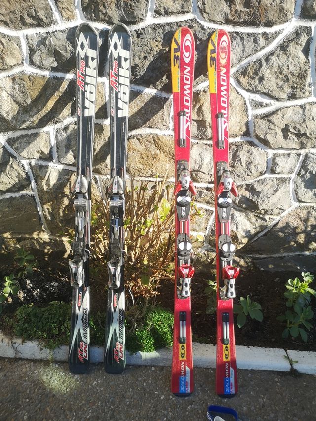 skis pista atomic 165, 155