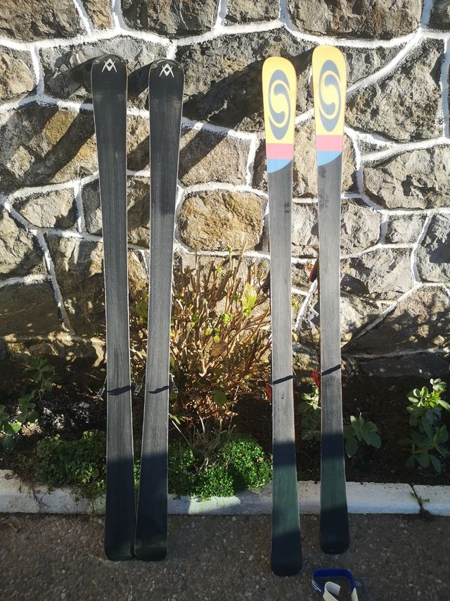 skis pista atomic 165, 155