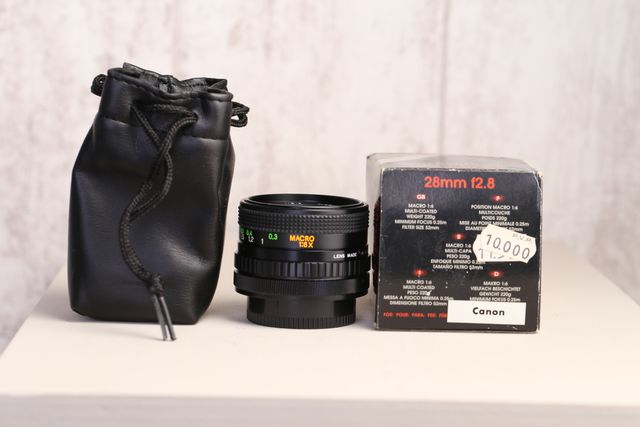 Objetivo Centon 28mm f2.8 par Canon