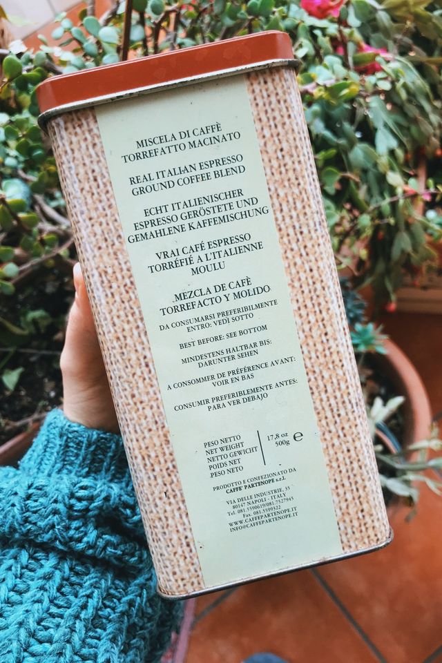 Contenitore vintage in latta