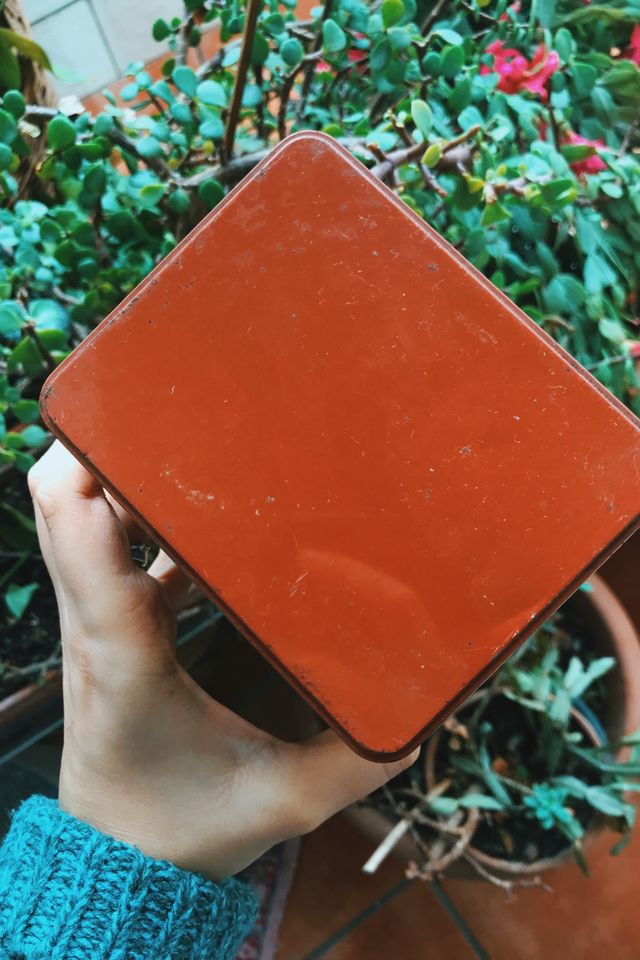 Contenitore vintage in latta