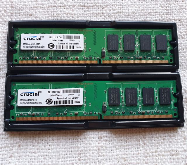 4GB Crucial PC2-8500 1066MHz PC Torre Sobremesa