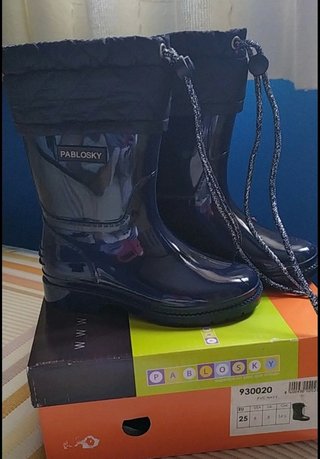 Botas de agua pablosky n°25 de segunda mano por 8,5 EUR en Valdepeñas de  Jaén en WALLAPOP