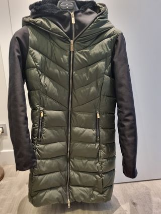 Abrigo largo plumas mujer Yes-Zee talla S de segunda mano por 55 EUR en  Elgoibar en WALLAPOP