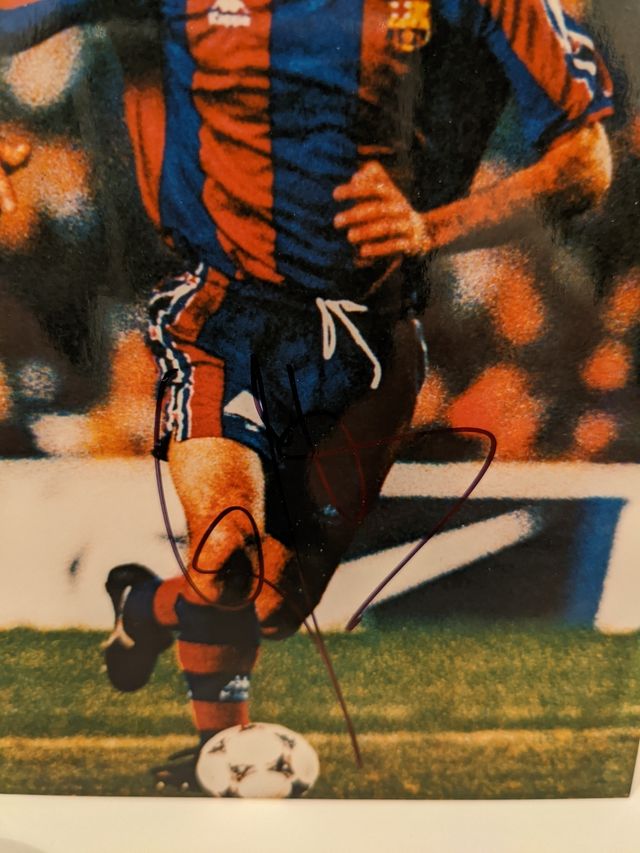 Foto firmada Pep Guardiola FC Barcelona Kappa