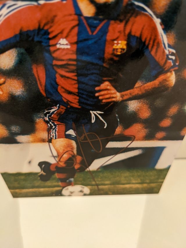 Foto firmada Pep Guardiola FC Barcelona Kappa