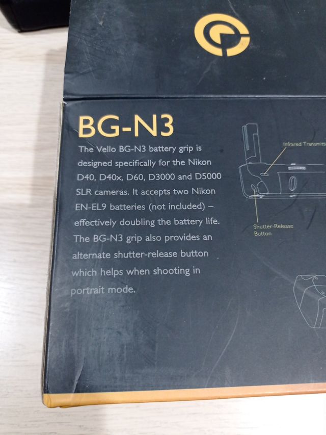 GRIP BATERÍA MANDO A DISTANCIA NIKON/CANON