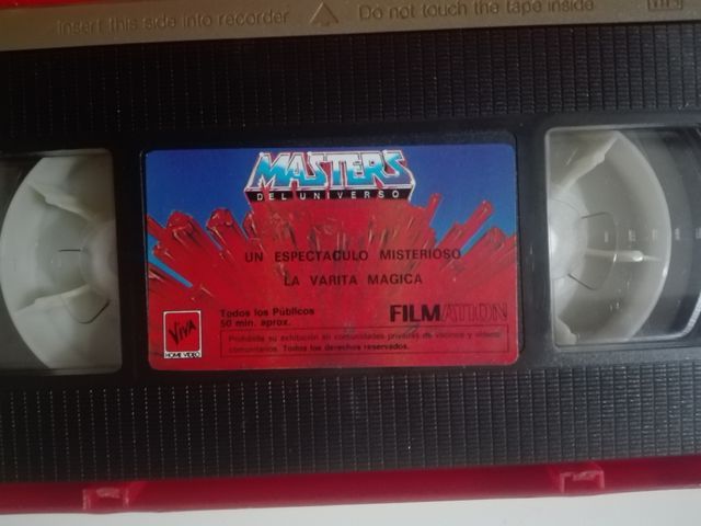 6 VHS HE-MAN, LOS MASTERS DEL UNIVERSO 1a EDICIÓN
