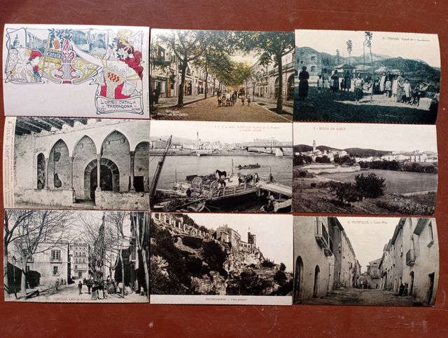 37 POSTALES, PUEBLOS DE LA PROVINCIA DE TARRAGONA