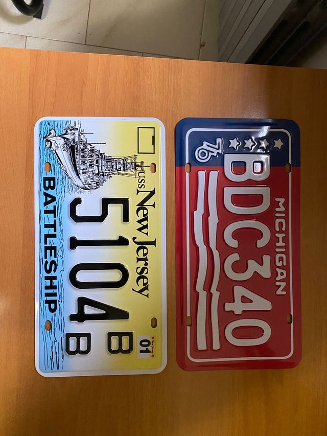 Targhe America metallo