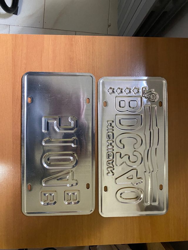 Targhe America metallo