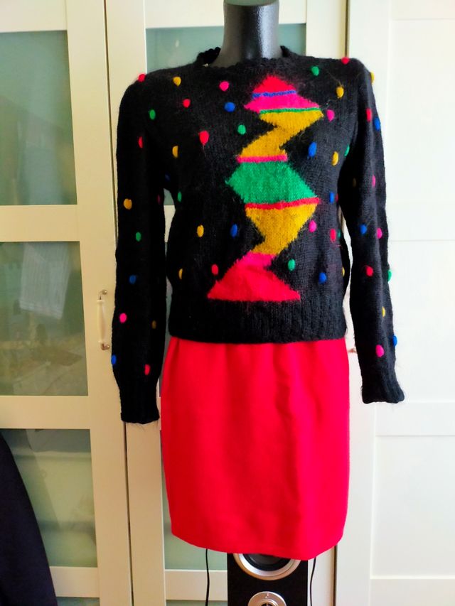 Jersey mohair tejido a mano