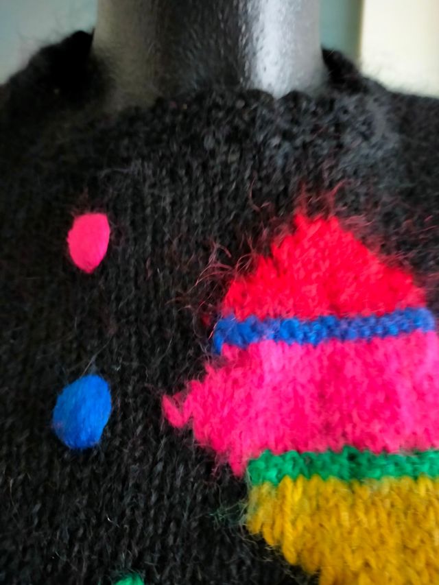 Jersey mohair tejido a mano