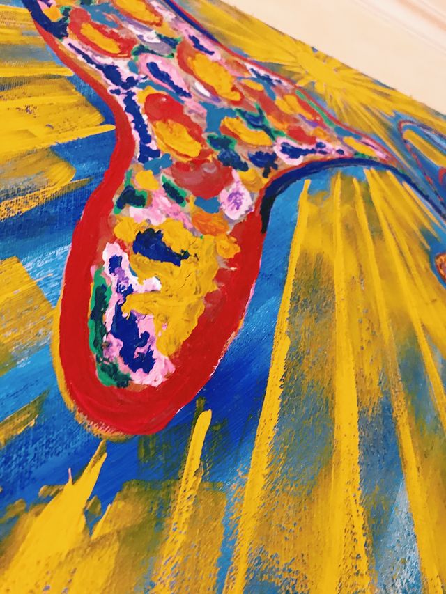 Quadro dipinto a mano su tela