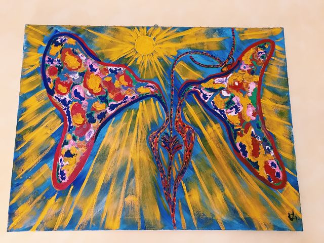 Quadro dipinto a mano su tela