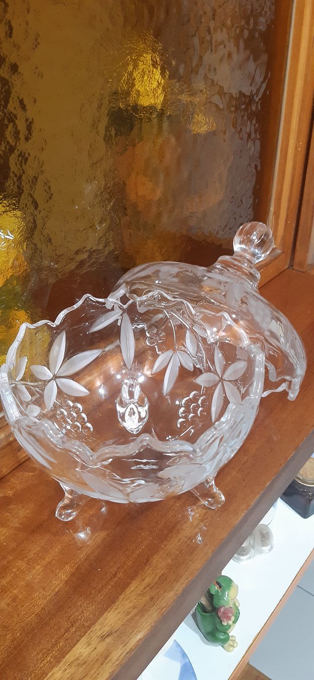 Bombonera de cristal