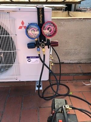 Recarga de gas aire acondicionado