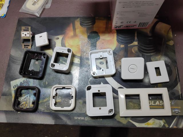 Marcos interruptores luz varios