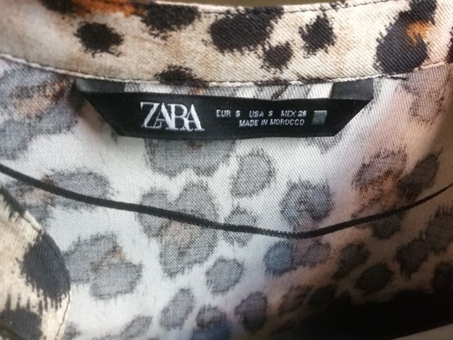 Camisa leopardo Zara