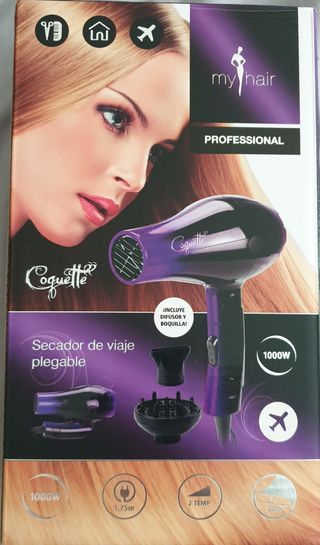 Secador de viaje plegable de segunda mano por 12 EUR en Acequilla en  WALLAPOP