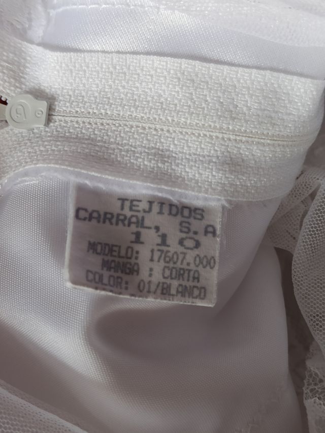 vestido de comunión