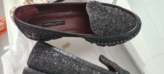 Mocassini nero Alberto Zago