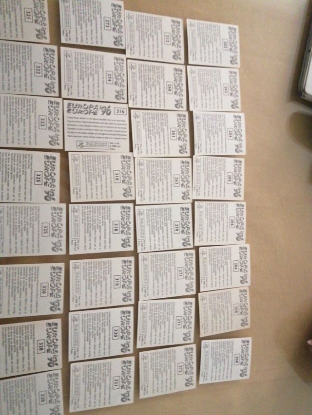 Panini Euro 96 Inglaterra England