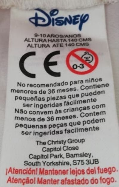 Traje princesa Disney 9-10 años. Altura 140