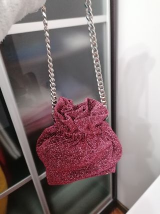 Bolso bombonera de zara de segunda mano por 6 EUR en Narón en WALLAPOP