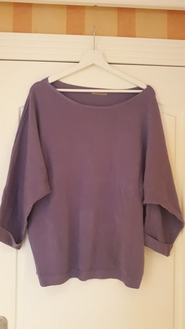 jersey fino color morado talla M
