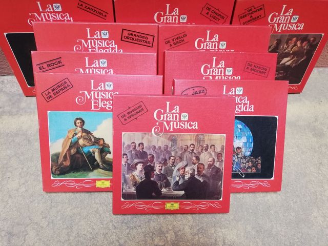 historia de la música 40 discos de vinilo