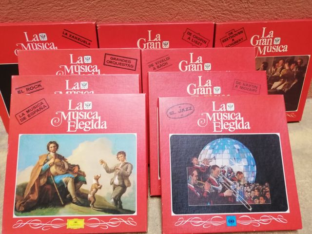 historia de la música 40 discos de vinilo