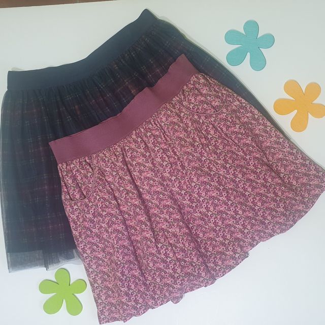 Lote 2 minifaldas niña talla 15-16