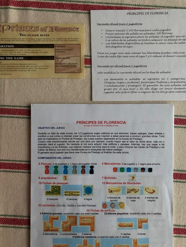 Los Principes de Florencia + expansión 