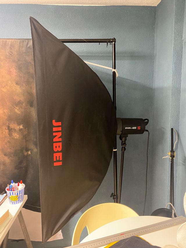 Kit de flash pro estudio fotografía