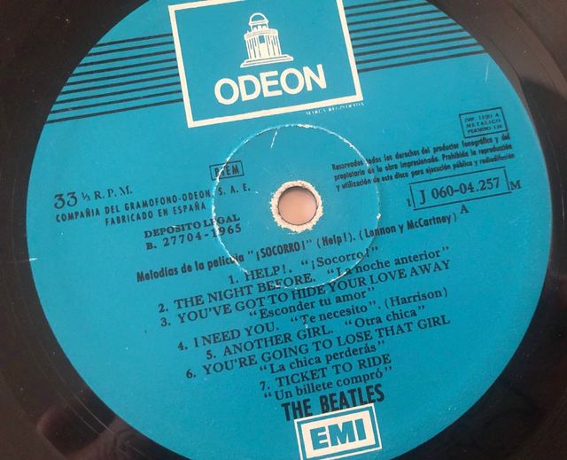 BEATLES - HELP, LP edic española 1974 MONO